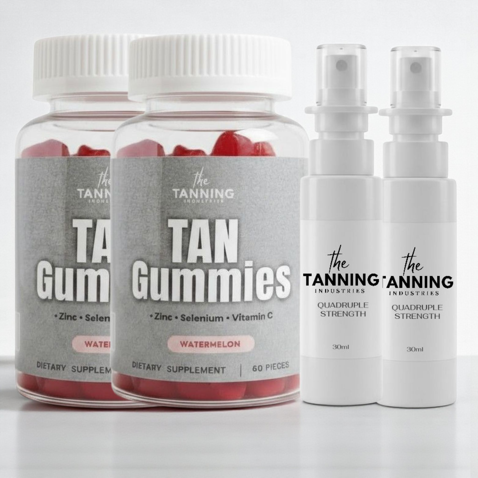 2 Quadruple Strength  N - Mist + 2 Gummies