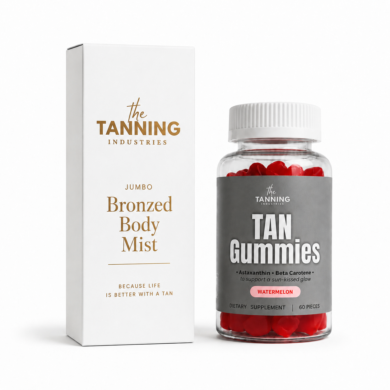Jumbo Body Mist + Tan Gummies Bundle