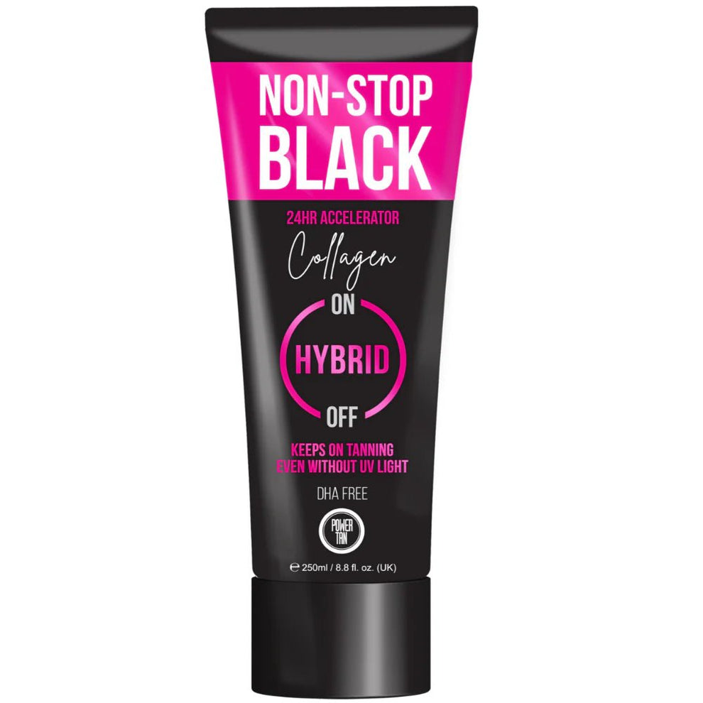 Power Tan Non-Stop Black Collagen 24HR Hybrid Tanning Accelerator – 250ml