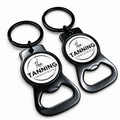 Black Bottle Opener Keyring | The Tanning Industries