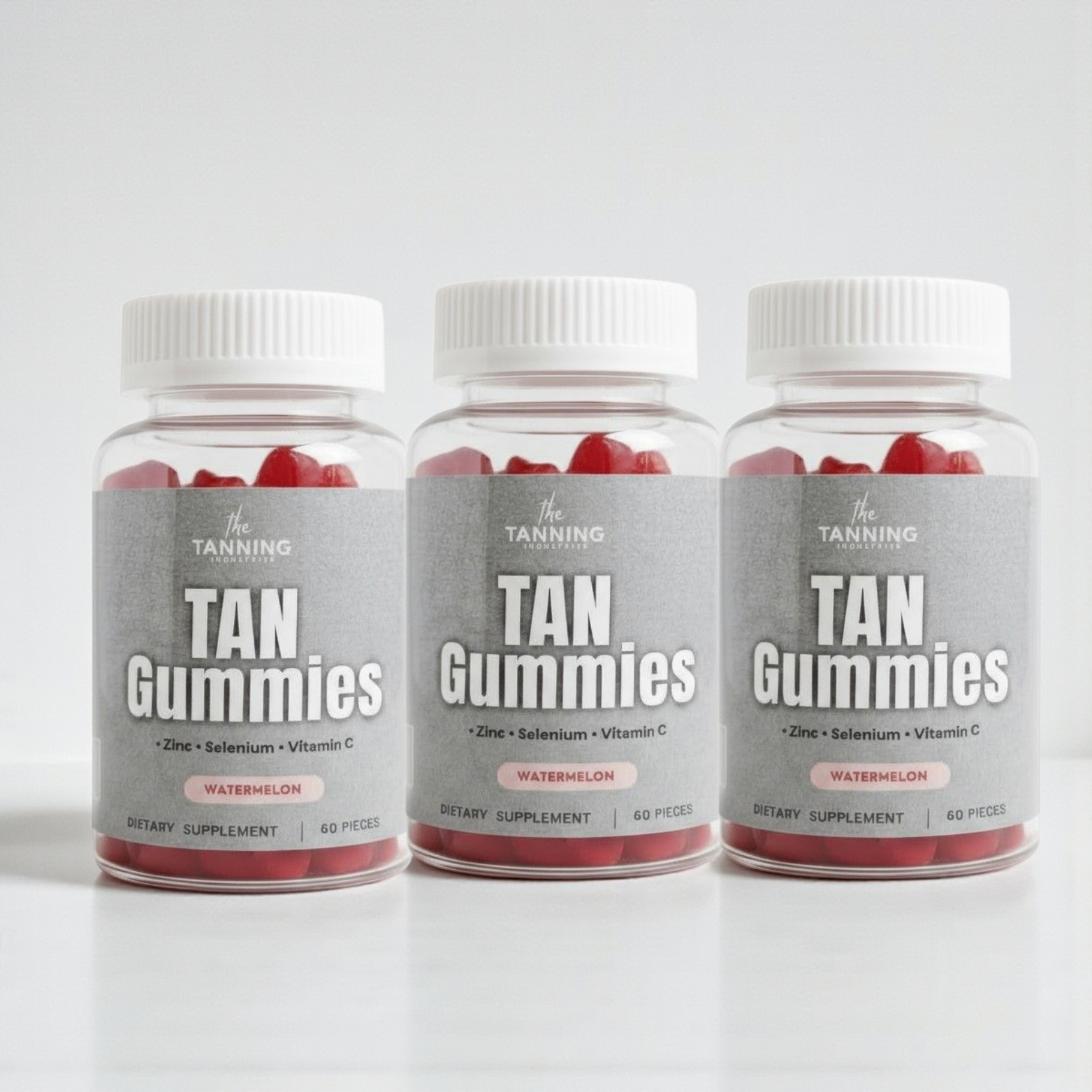 3 Bottles Tanning Gummies
