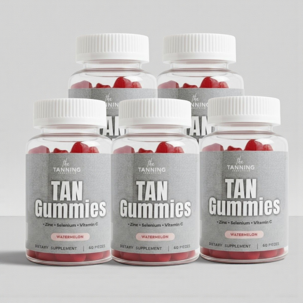 5 Bottles Tanning Gummies