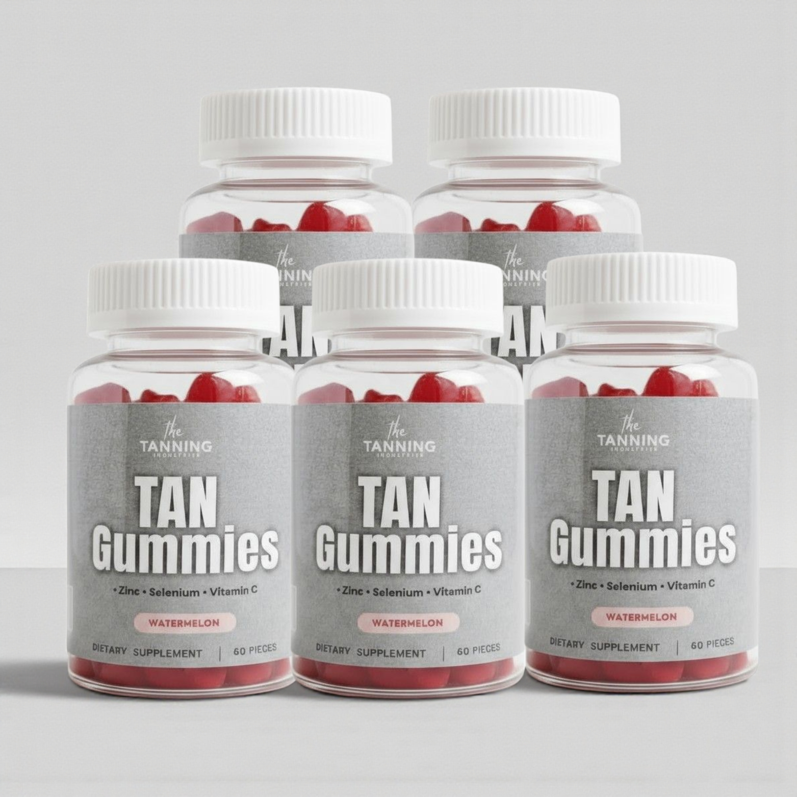 5 Bottles Tanning Gummies